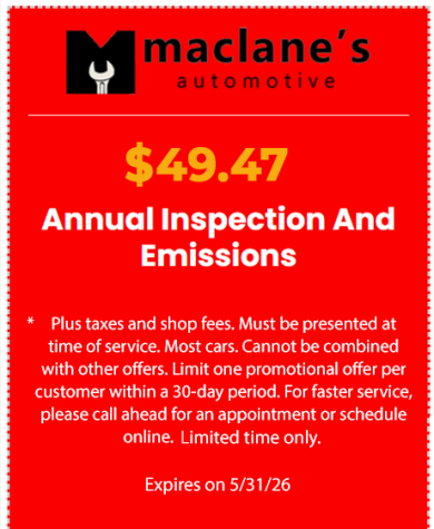 Annual Inspections Emissions