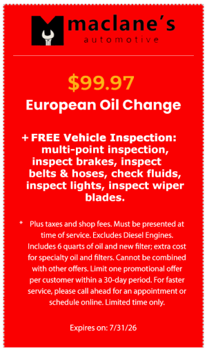 European Oil Change