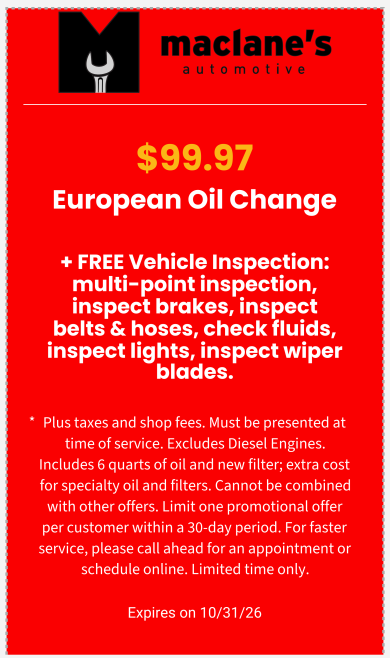 European Oil Change